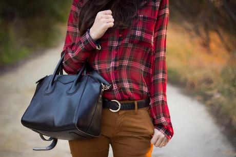 CaChé CaChé Special Tartan Blouse