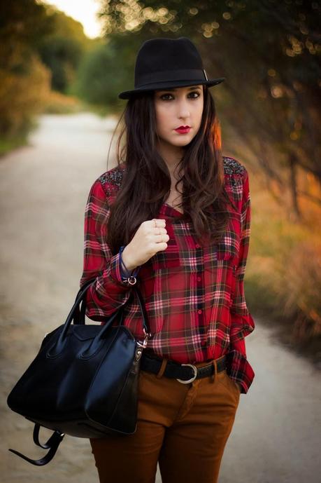 CaChé CaChé Special Tartan Blouse