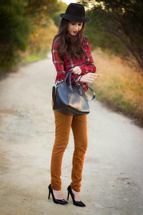 CaChé CaChé Special Tartan Blouse