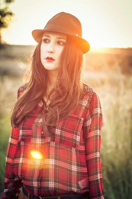 CaChé CaChé Special Tartan Blouse