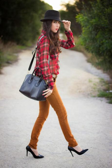 CaChé CaChé Special Tartan Blouse