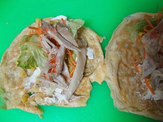 Wraps de Tortilla con Pollo