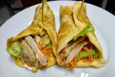 Wraps de Tortilla con Pollo