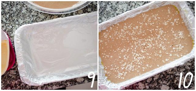 Bizcocho de avena y chocolate