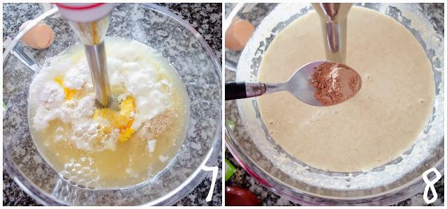 Bizcocho de avena y chocolate