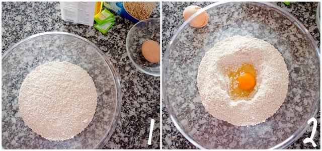 Bizcocho de avena y chocolate