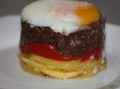 Morcilla huevo patatas