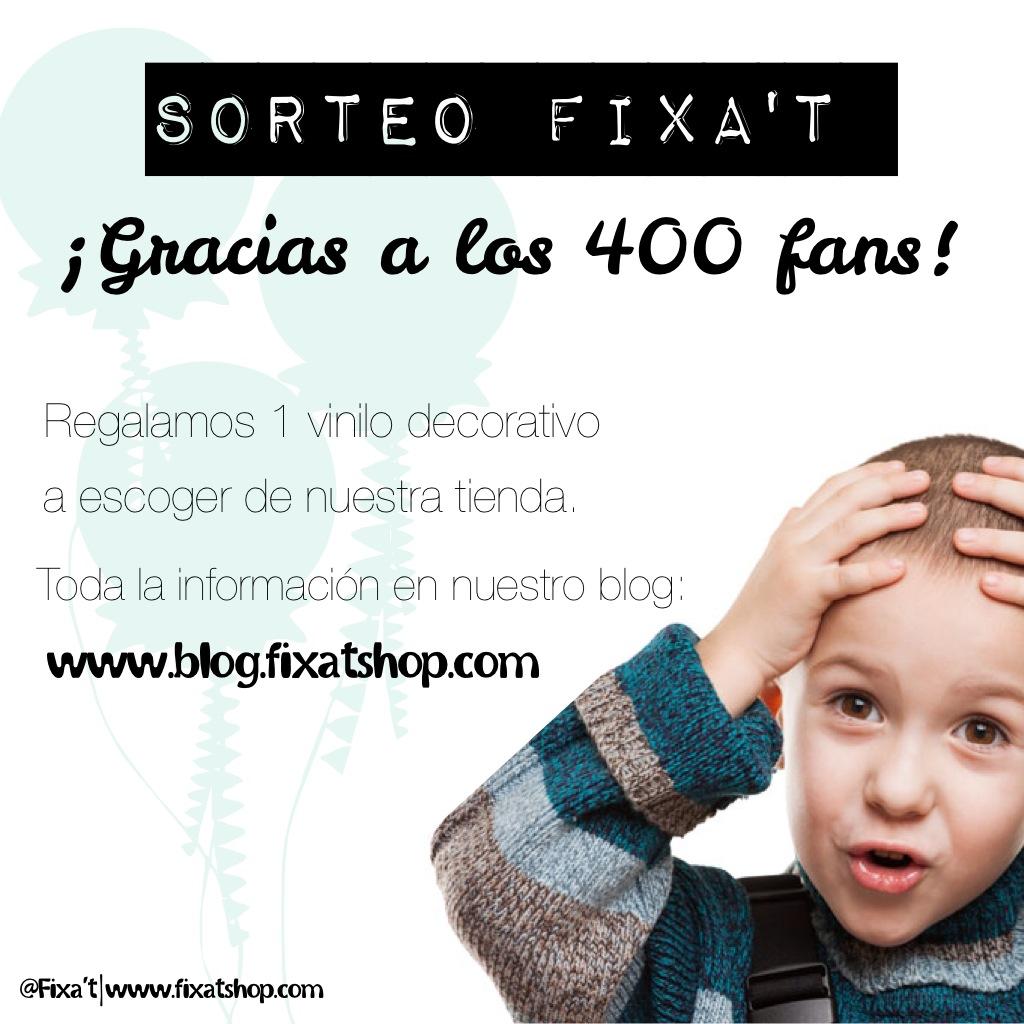 sorteo fixa't vinilo decorativo