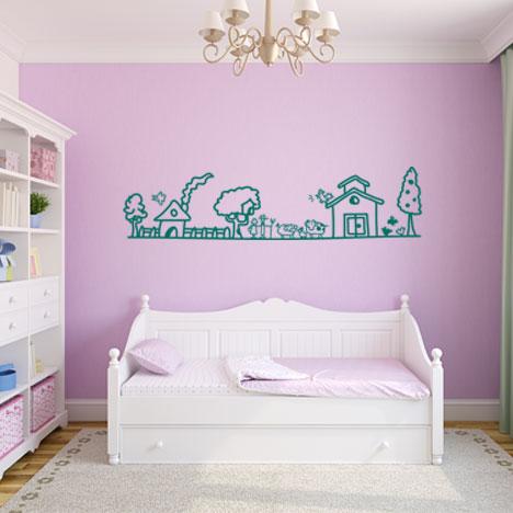 Vinilo decorativo granja