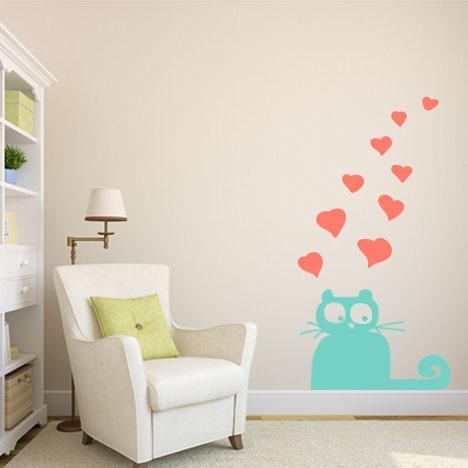 Vinilo decorativo gatuno