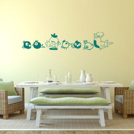 Vinilo decorativo pollitos