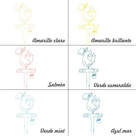 Colores Vinilo decorativo loro