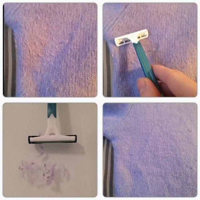 Cómo hacer que un jersey de lana se vea nuevo: el afeitado!