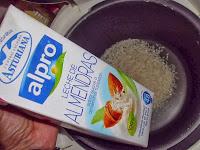 Arroz con Leche de Almendras, en la Chef.