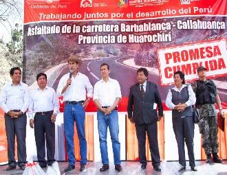 MAS INVERSION Y OBRAS PARA LA REGION LIMA… Anuncio lo hace Presidente de la República, Ollanta Humala