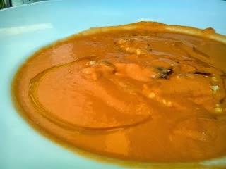 Crema de boniatos con naranja y mejorana