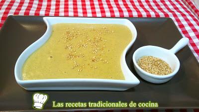 Crema de champiñones
