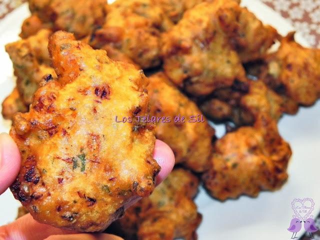 BUÑUELOS DE BACALAO. RIQUÍSIMOS!!