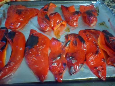 Ensalada de pimientos rojos (del blog Marrón-Glacé)