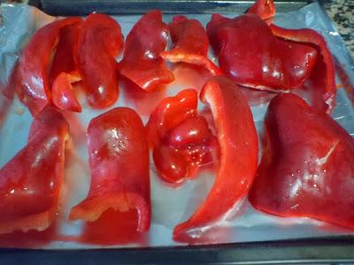Ensalada de pimientos rojos (del blog Marrón-Glacé)