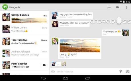 ultima actualizacion de hangouts para descarga directa del apk 1 Última actualización de Hangouts, descarga directa del APK