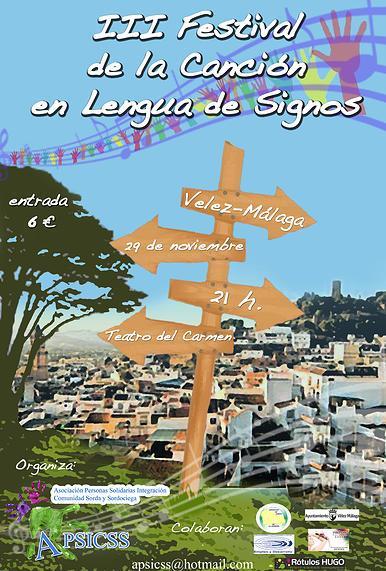 III Festival de la Canción en Lengua de Signos de Vélez - Málaga