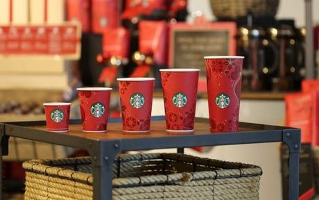 Los vasos de Starbucks para Navidad
