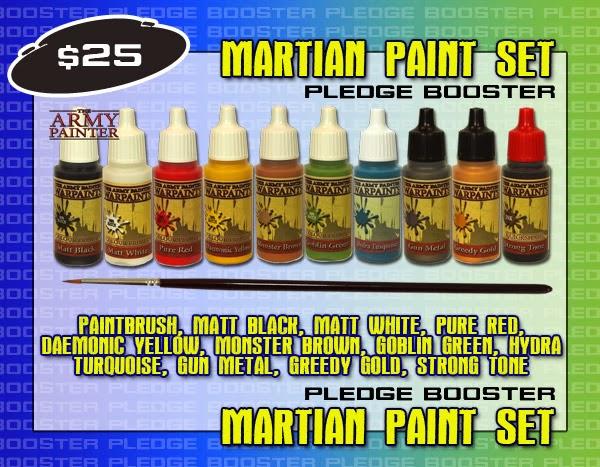 Army Painter de nuevo con Mantic en Mars Attack