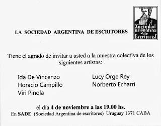 IDA DE VINCENZO . Sociedad Argentina de Escritores.