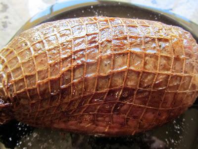Roti (o redondo) de ternera en salsa