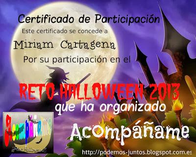 Por participar en los Retos de Halloween