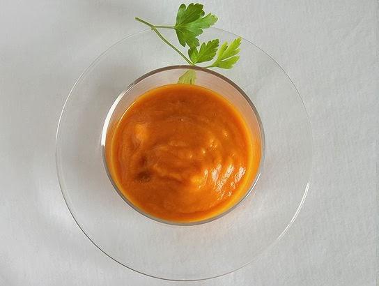 Mousse de calabaza y tomate a las finas hierbas