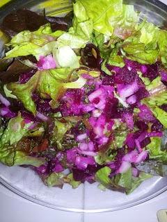 Ensalada con remolacha