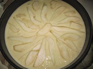 TARTA DE PERA Y QUESO