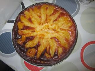 TARTA DE PERA Y QUESO