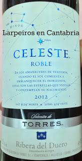 Vino Tinto Celeste Roble 2012: Divertido