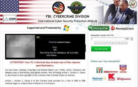 Virus de la policía bloquea tu navegador de Estados Unidos