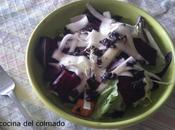 Ensañada variada salsa "queso"