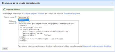 COMO CONFIGURAR ANUNCIOS ASINCRONICOS DE ADSENSE COMO CONFIGURAR ANUNCIOS ASINCRONICOS DE ADSENSE