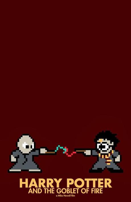 13 posters de películas famosas en 8-bits