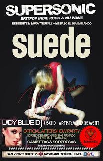 Concierto Suede, Madrid, Sala La Riviera, 9-11-2013