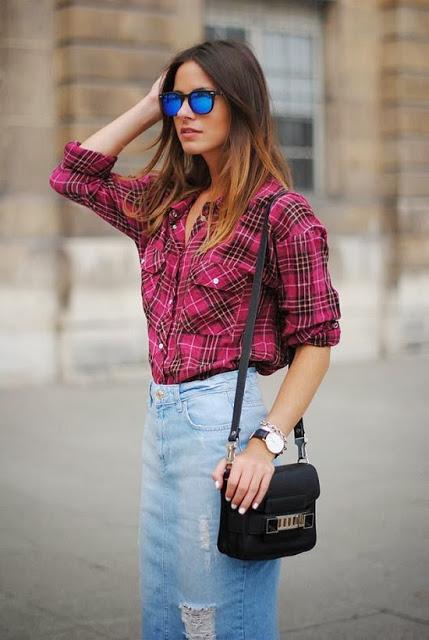 STREET STYLE INSPIRATION; SKIRTS ARE ALSO FOR FALL.-