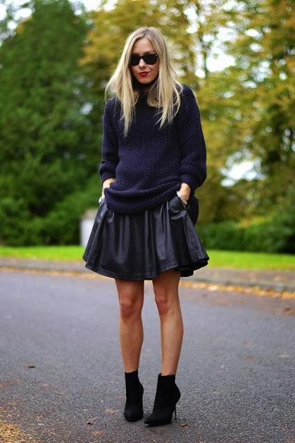 STREET STYLE INSPIRATION; SKIRTS ARE ALSO FOR FALL.-