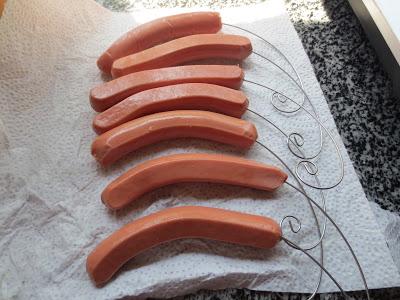 Perritos calientes sin pan