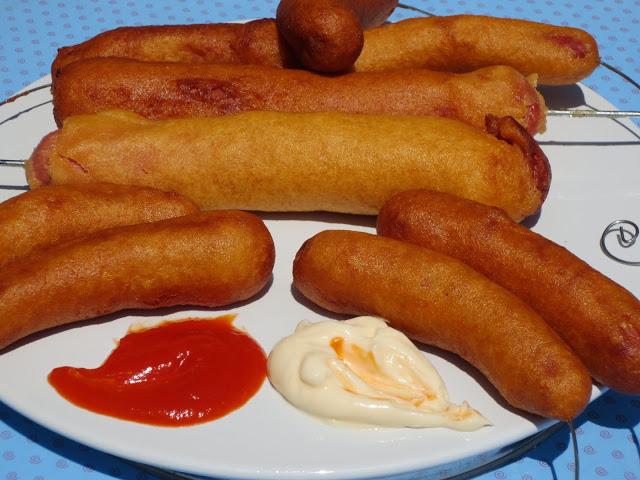 Perritos calientes sin pan