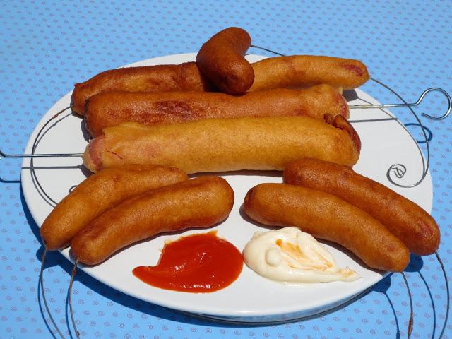 Perritos calientes sin pan