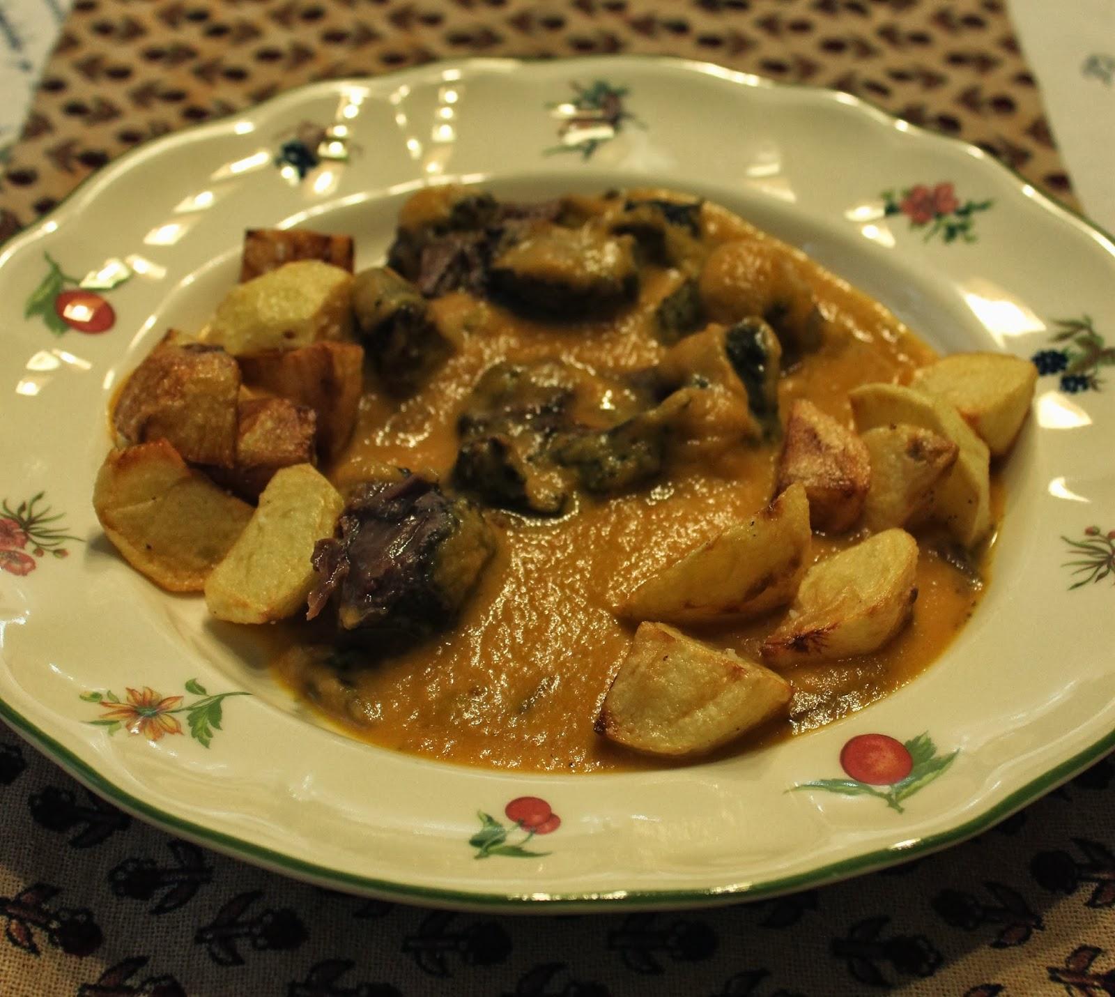 Carrillada de Ternera con salsa de manzana