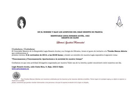 ACTIVIDAD MASONICA EN ASTURIAS