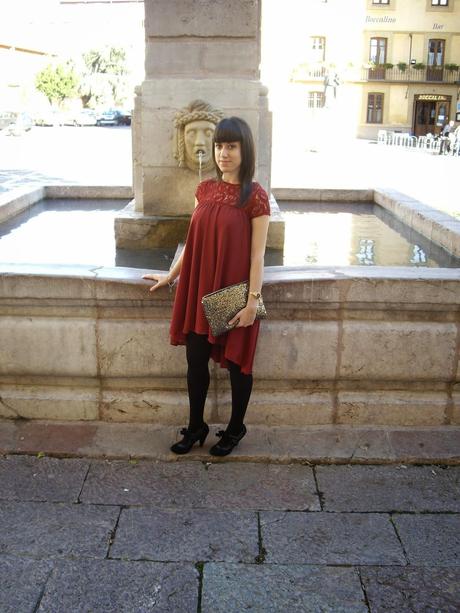 Mi precioso vestido de Celop Punto!!!