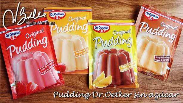 Puding Dr Oetker sin azúcar, aptos para la dieta Dukan